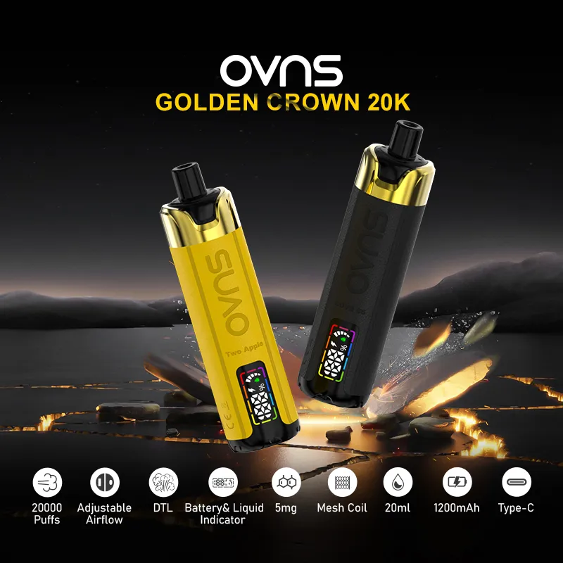2025 Newest 50K 50000 Puffs Low MOQ Nic Ice Level Adjustable Airflow Control Pod Mtl 50mg 5% High Quanlity Adjustbar Ovns Disposable Vape Vaporizer