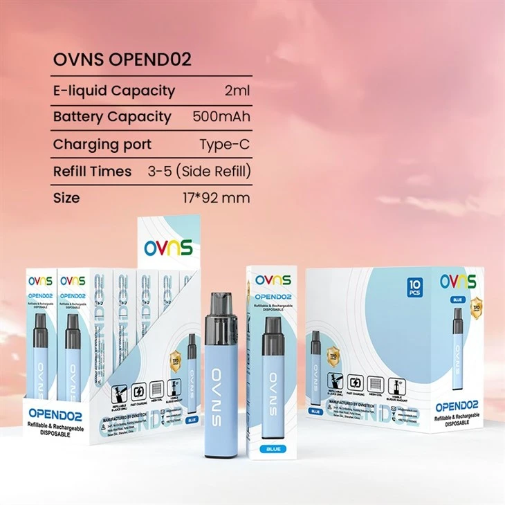 Empty 2ML Refillable Vape For E-liquid