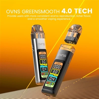 OVNS Tag Best E-Cigarette 2ML Refillable Catridge Vape Pod Systems with Compa...