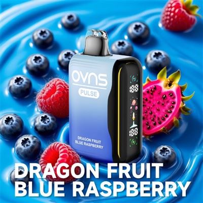 Ovns Pulse 15K Vape:15 Fruity Flavors, Καμπύλη πλαϊνή οθόνη με κινούμενα σχέδ...